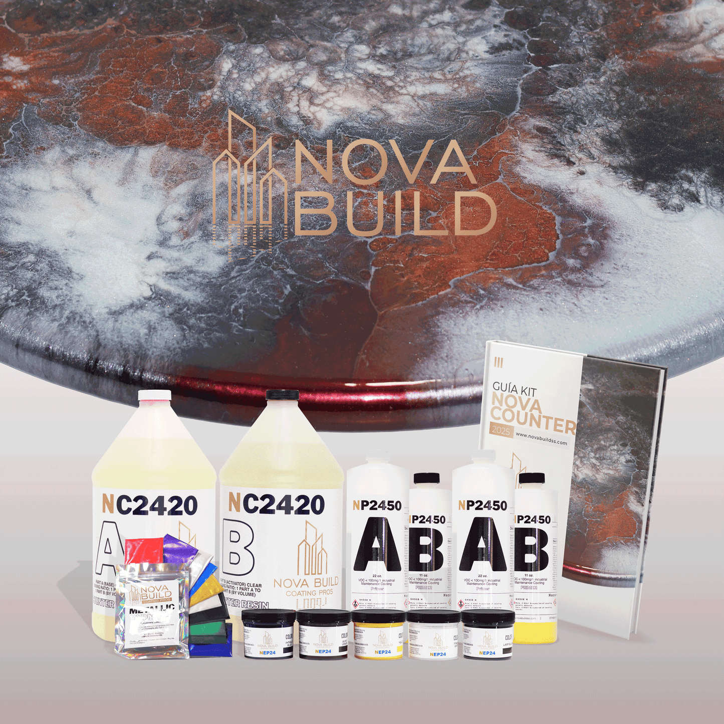 Kit Nova para Countertops + Guía Digital Exclusiva